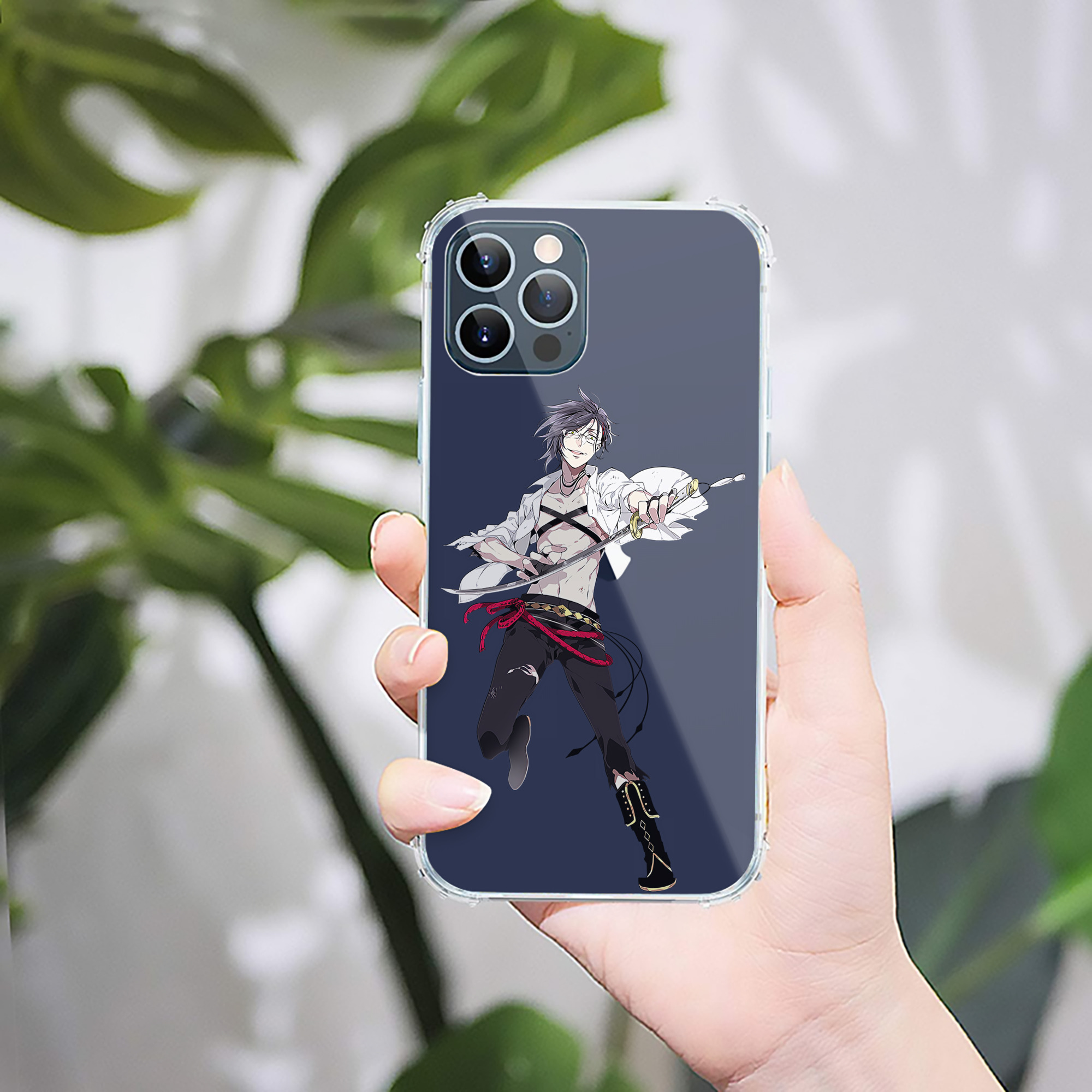 （画像用） 刀剣乱舞 Touken Ranbu 【iPhone 12シリーズ対応】透明スマホケース（クリアソフトケース）